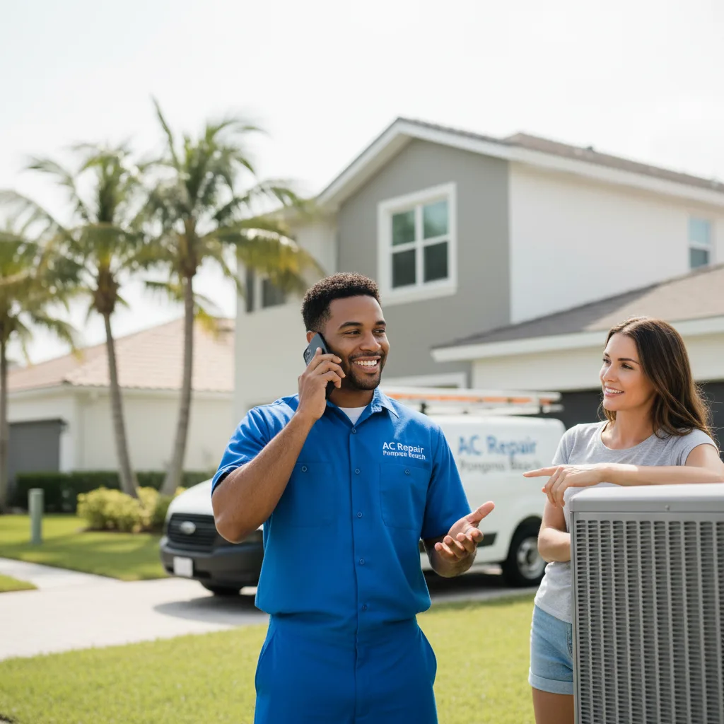 AC Repair Pompano Beach customer support in Ambler